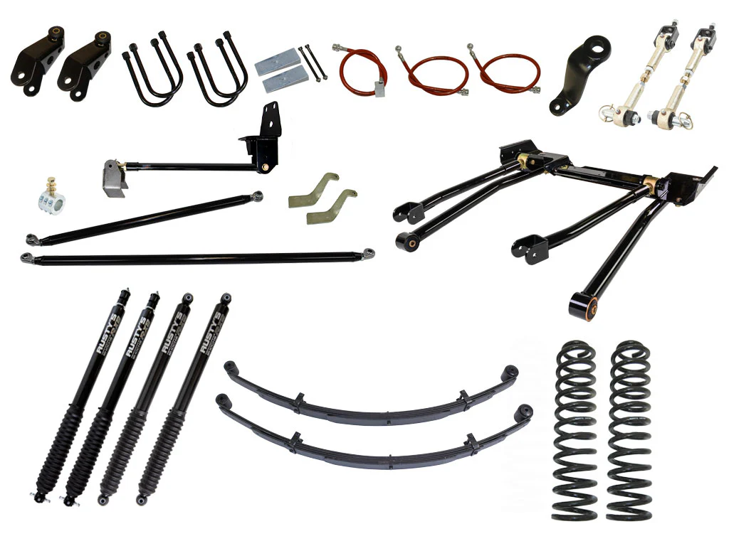Rusty's XJ Cherokee 8" Long Travel Kit with Over-The-Knuckle Steering Conversion - Image 52