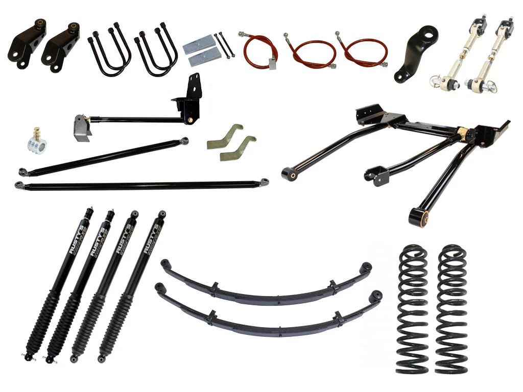 Rusty's XJ Cherokee 8" Long Travel Kit with Over-The-Knuckle Steering Conversion - Image 55
