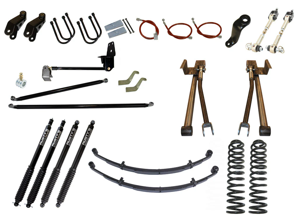 Rusty's XJ Cherokee 8" Long Travel Kit with Over-The-Knuckle Steering Conversion - Image 63