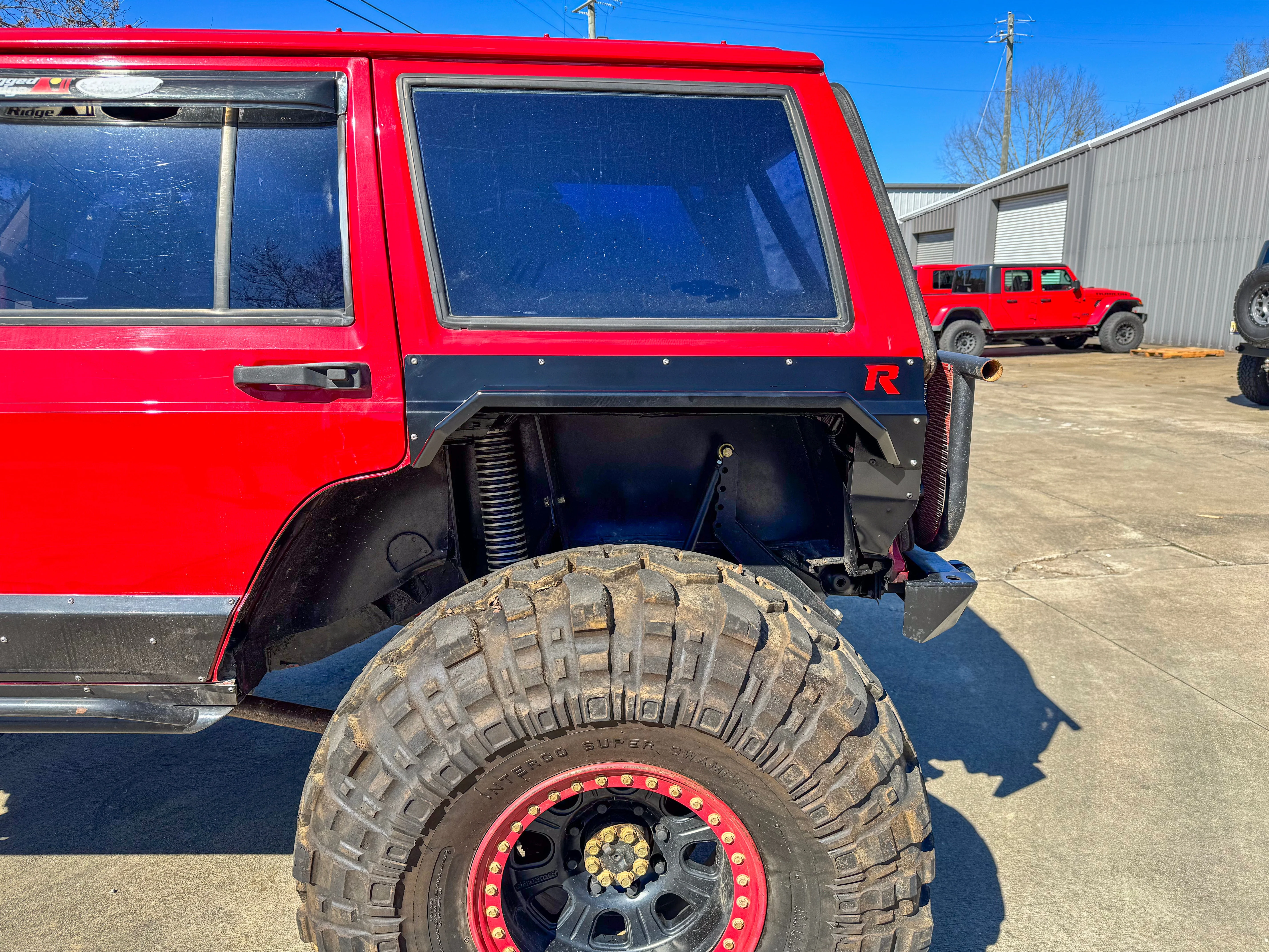 Rusty's XJ Rear Crawler High Clearance Steel Fender Flares - XJ 4-Door - Image 2