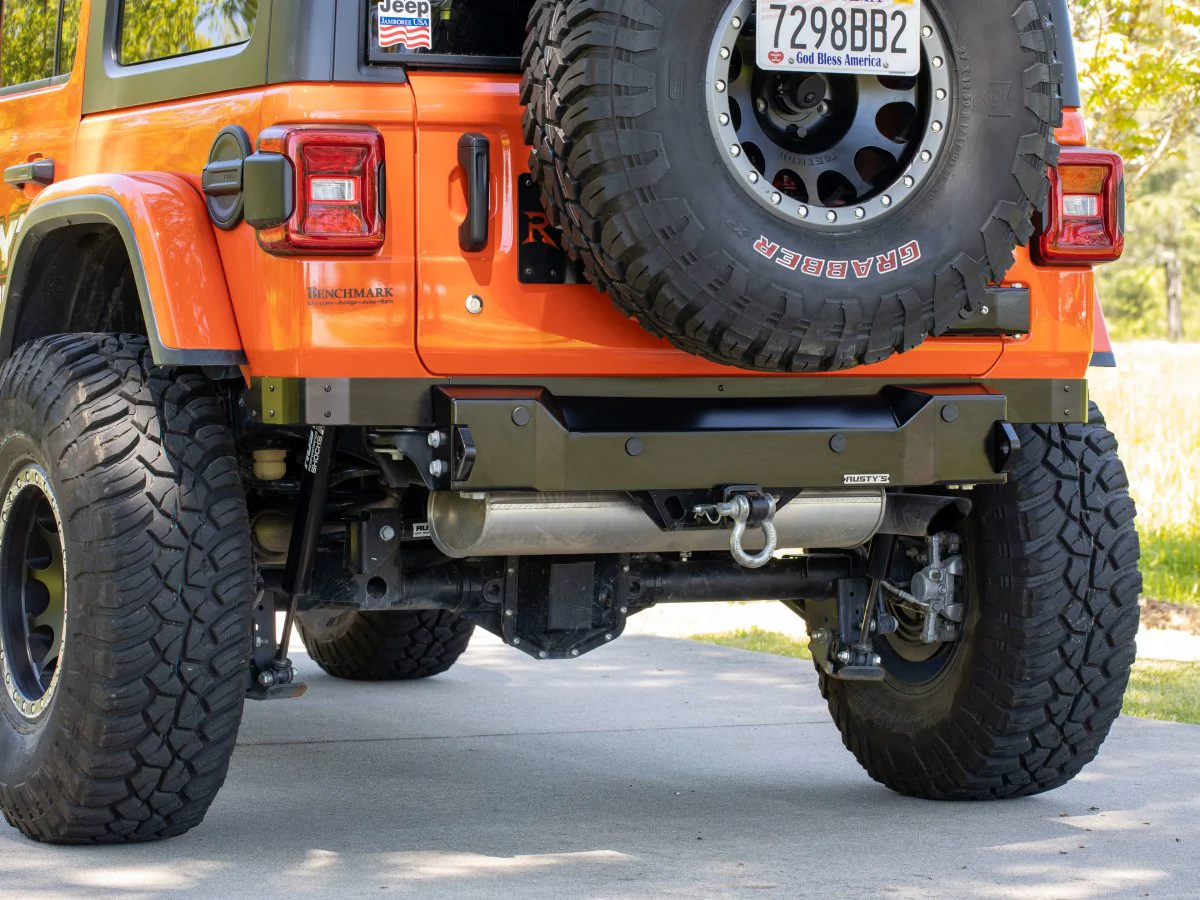 Rusty's Xtreme Trail Stubby Rear Bumper - JL Wrangler - Image 3