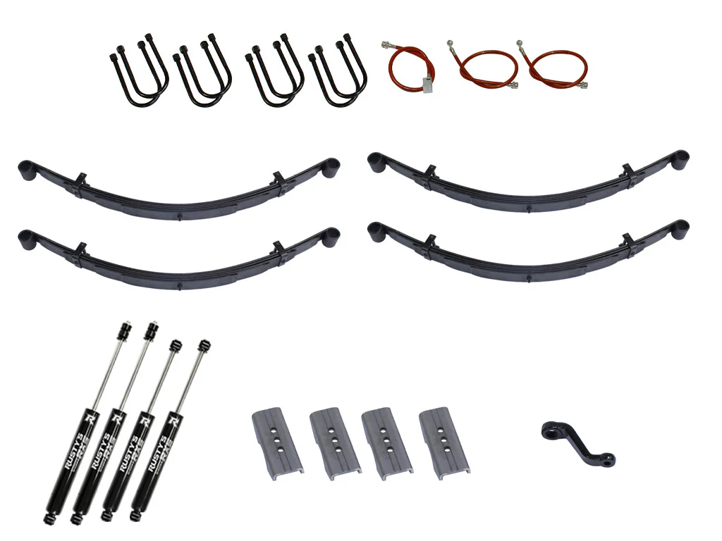 Rusty's YJ Wrangler 6.5" Spring Over Axle Kit - Image 2