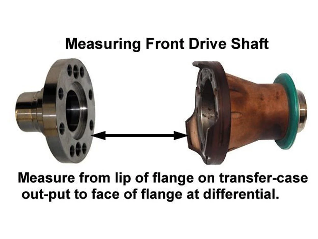 Tom Woods JT Gladiator Front Driveshaft Conversion - 1350 U-joint Driveshaft - Image 2