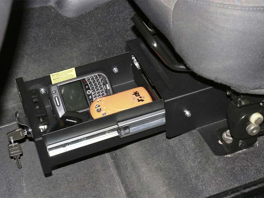 Tuffy Front Driver Side Underseat Security Drawer - '03-'06 TJ Wrangler with Flip Seat - Image 3