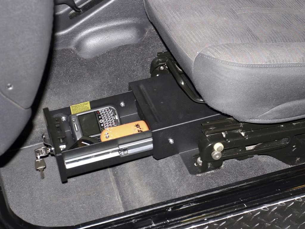 Tuffy Front Driver Side Underseat Security Drawer - '03-'06 TJ Wrangler with Flip Seat - Image 4