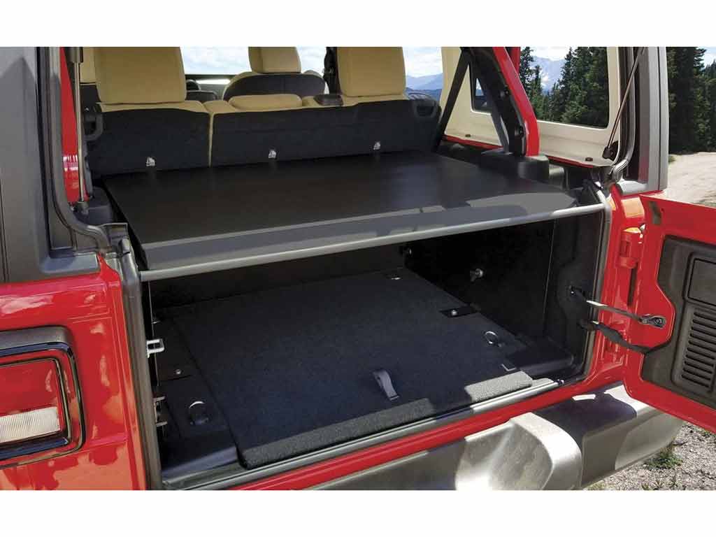 Tuffy Deluxe Cargo Area Security Enclosure - Jeep JL Wrangler w/o OEM Subwoofer - Image 3