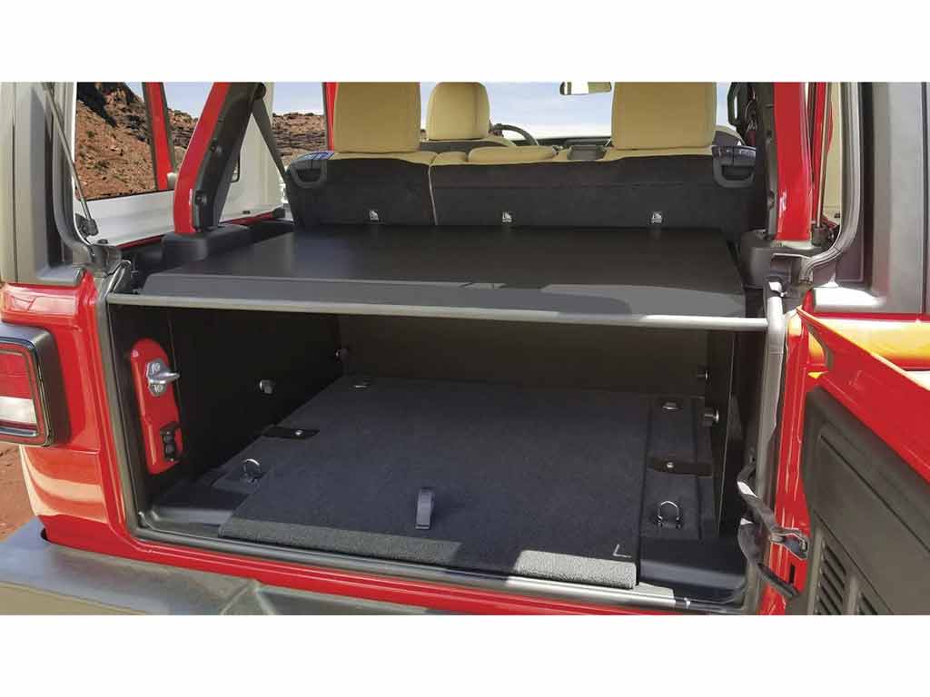 Tuffy Deluxe Cargo Area Security Enclosure - Jeep JL Wrangler w/o OEM Subwoofer - Image 4