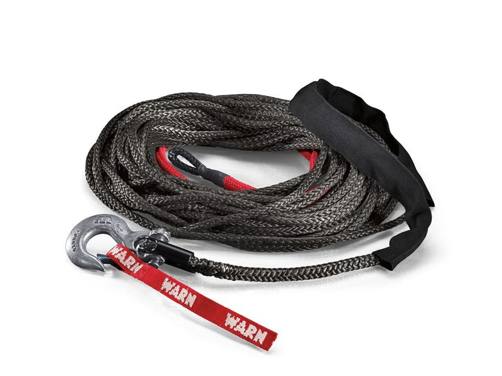 Warn Spydura 3/8" Synthetic Rope Assembly with Hook